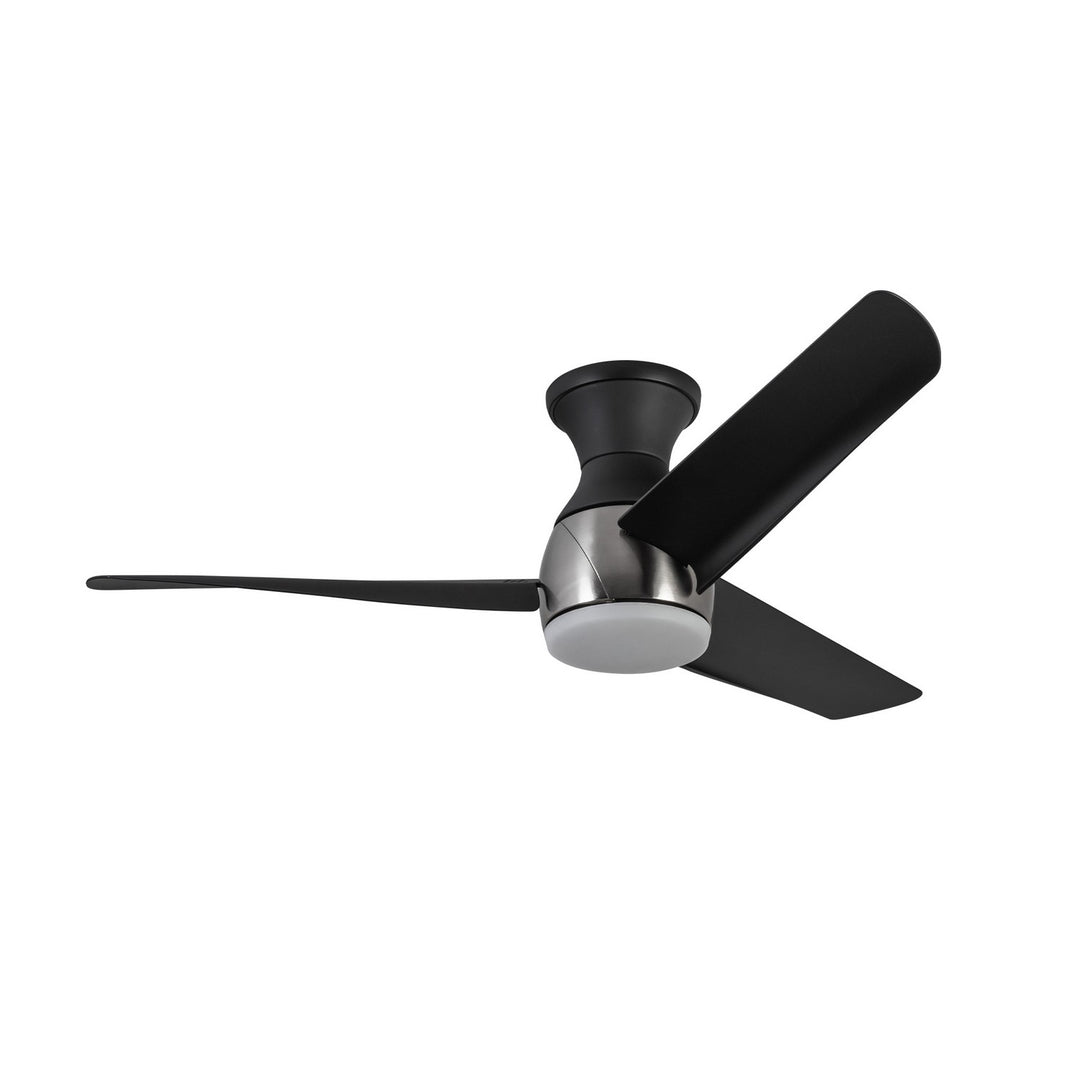 Kuzco Canada - HF91954-BN/MB - 54"Hugger Fan - Thalia - Brushed Nickel/Matte Black
