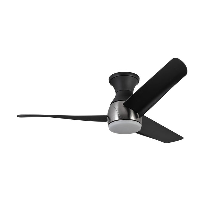 Kuzco Canada - HF91954-BN/MB - 54"Hugger Fan - Thalia - Brushed Nickel/Matte Black