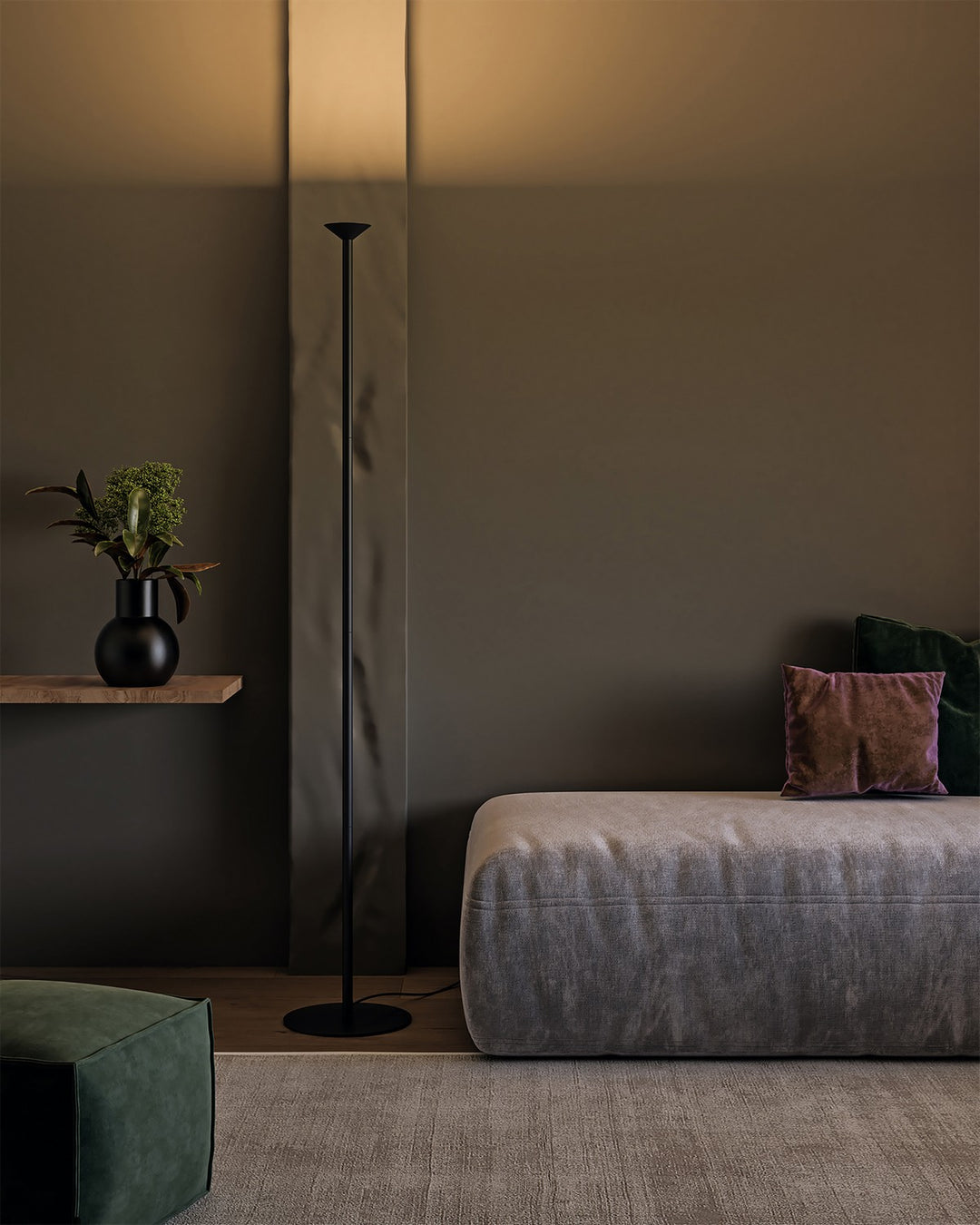 Kuzco Canada - FL12168-BK - LED Floor Lamp - Valor - Black