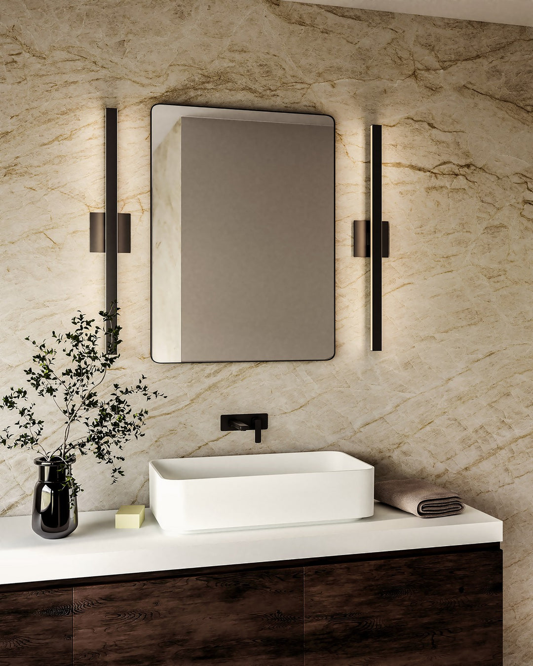 Kuzco Canada - VL20338-BK - LED Vanity - Vera - Black
