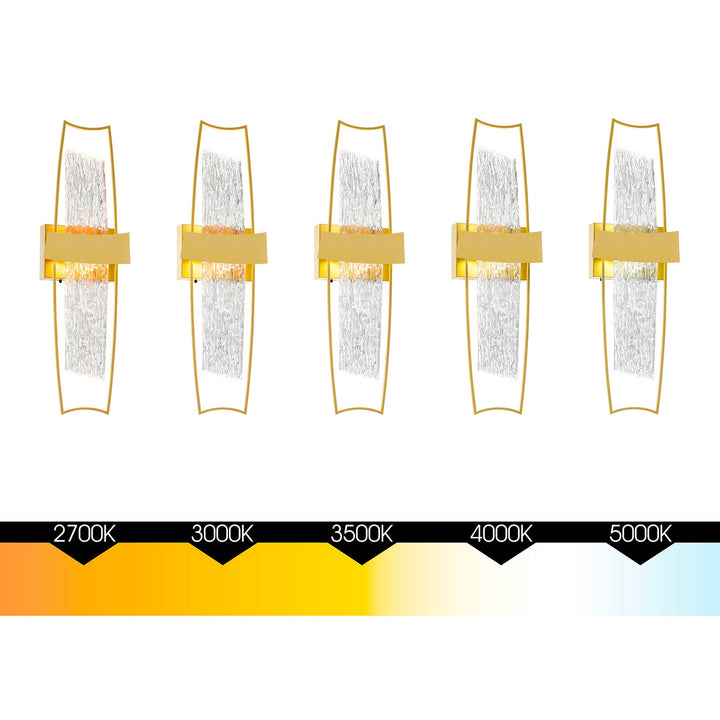 CWI Lighting Canada - 1246W8-602 - LED Wall Sconce - Guadiana - Satin Gold