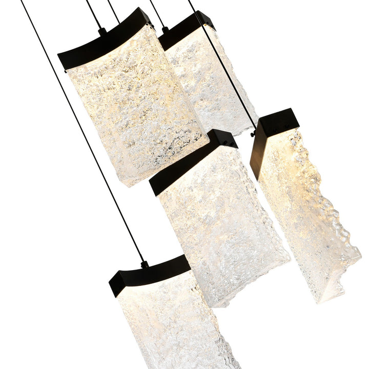 CWI Lighting Canada - 1587P12-5-101 - LED Mini Pendant - Lava - Black