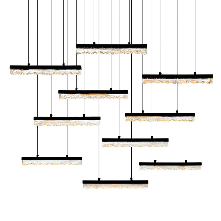 CWI Lighting Canada - 1588P48-10-101 - LED Chandelier - Stagger - Black