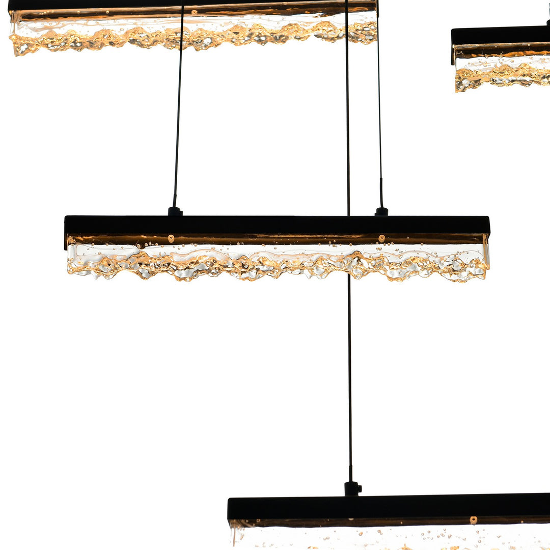 CWI Lighting Canada - 1588P48-10-101 - LED Chandelier - Stagger - Black