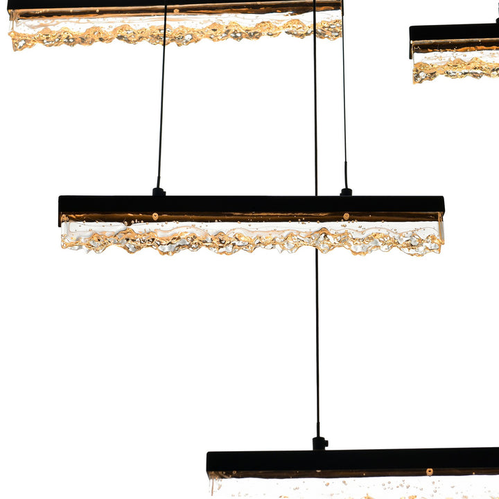 CWI Lighting Canada - 1588P48-10-101 - LED Chandelier - Stagger - Black
