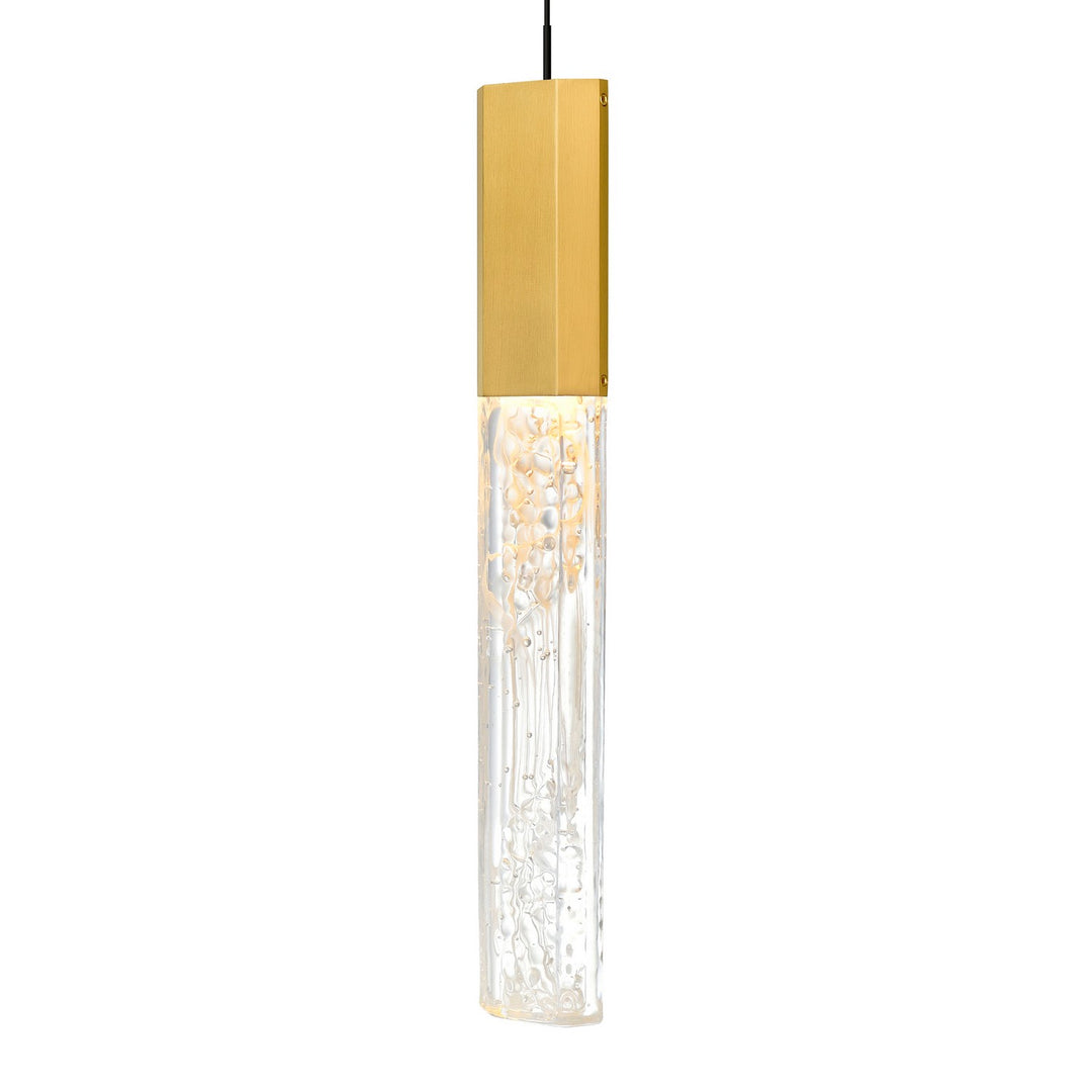 CWI Lighting Canada - 1589P12-5-624 - LED Mini Pendant - Greta - Brass