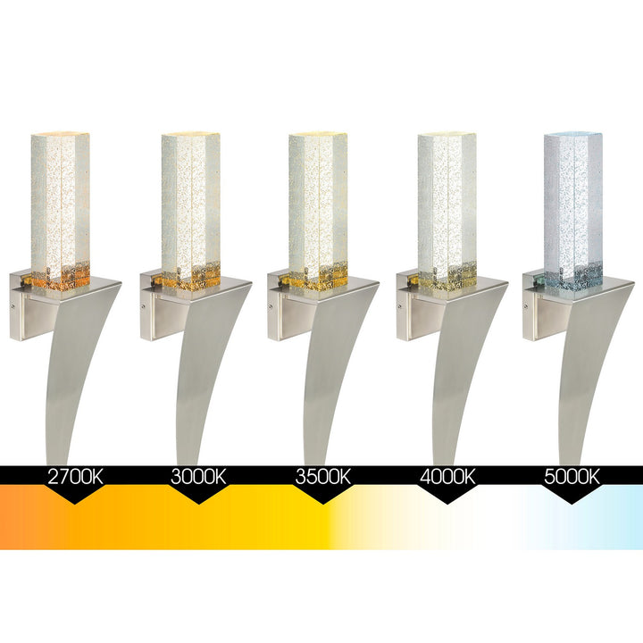 CWI Lighting Canada - 1502W7-1-606 - LED Wall Sconce - Catania - Satin Nickel