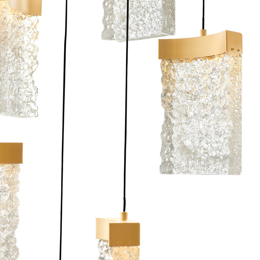 CWI Lighting Canada - 1587P12-5-624 - LED Mini Pendant - Lava - Brass