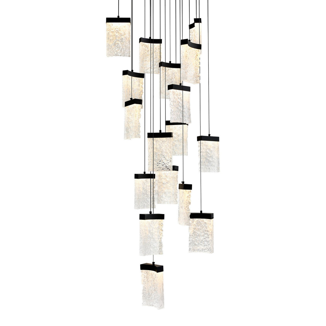 CWI Lighting Canada - 1587P24-17-101 - LED Chandelier - Lava - Black