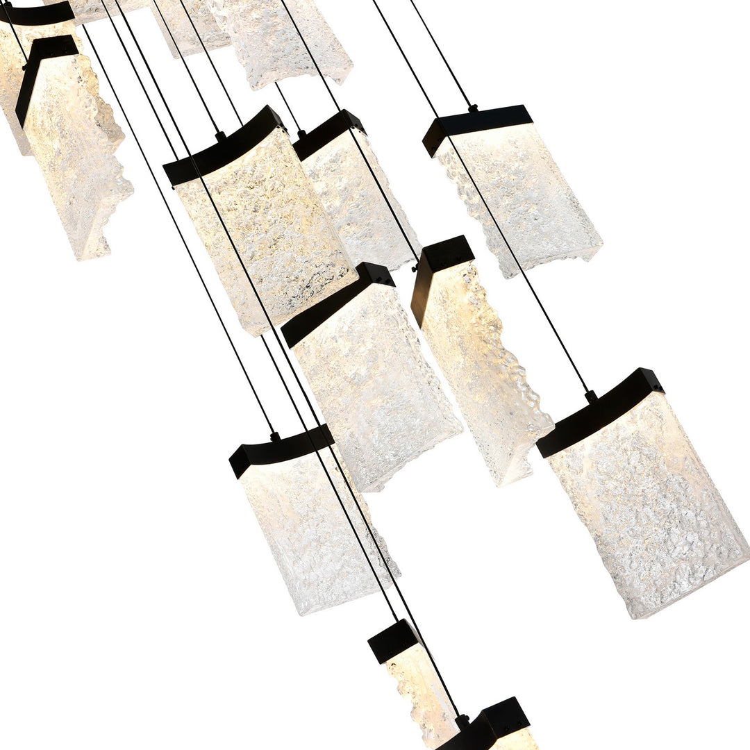 CWI Lighting Canada - 1587P24-17-101 - LED Chandelier - Lava - Black