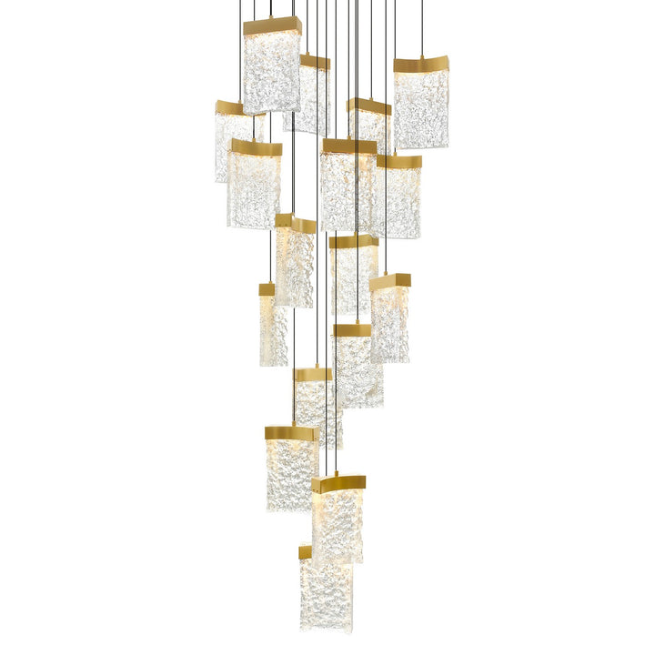 CWI Lighting Canada - 1587P24-17-624 - LED Chandelier - Lava - Brass