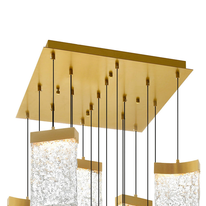 CWI Lighting Canada - 1587P24-17-624 - LED Chandelier - Lava - Brass
