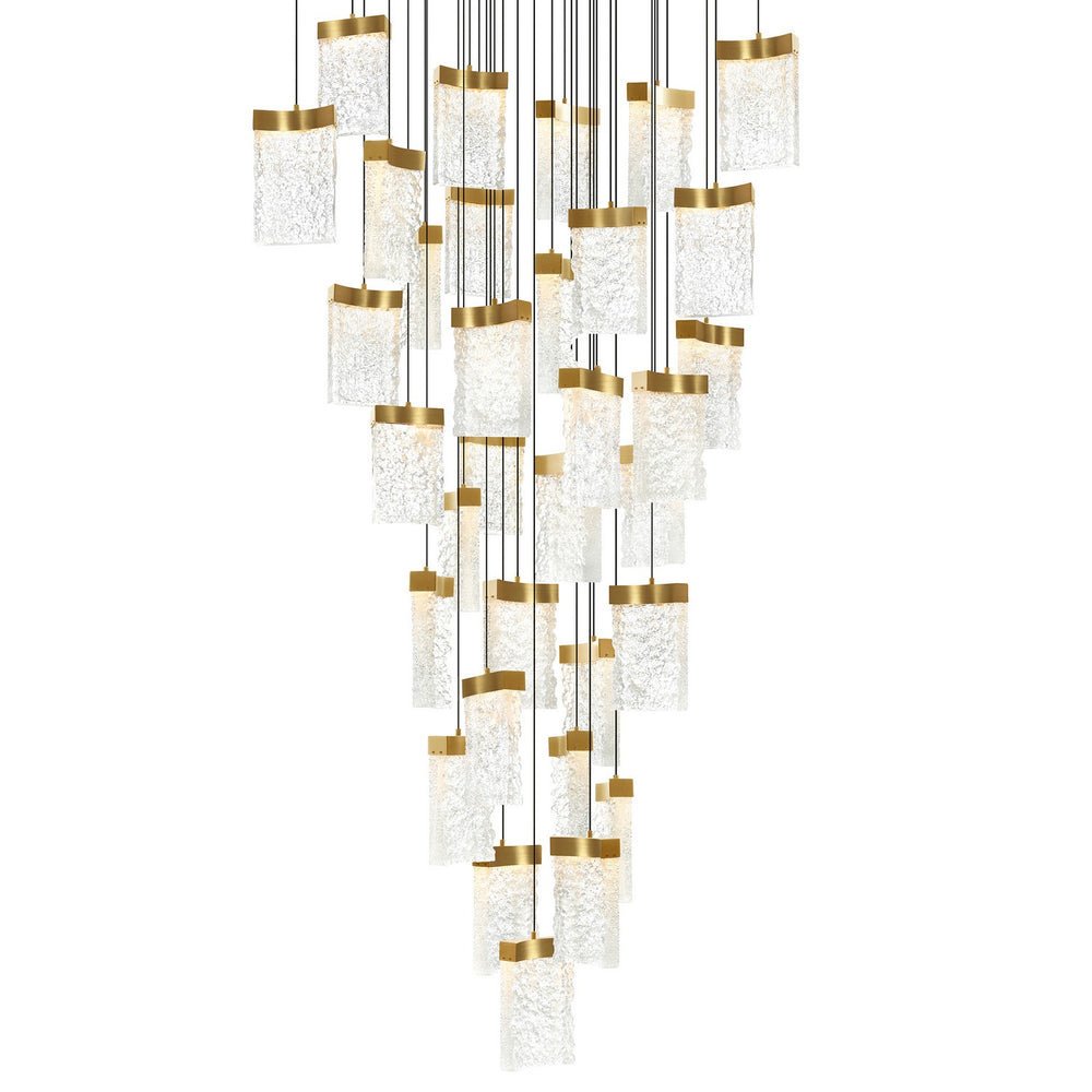 CWI Lighting Canada - 1587P36-33-624 - LED Chandelier - Lava - Brass