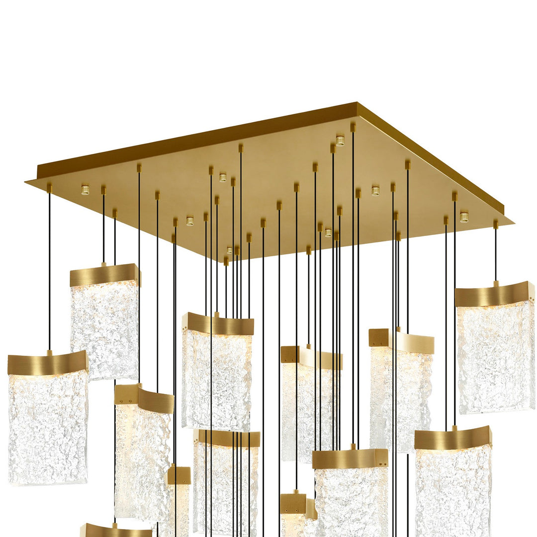 CWI Lighting Canada - 1587P36-33-624 - LED Chandelier - Lava - Brass
