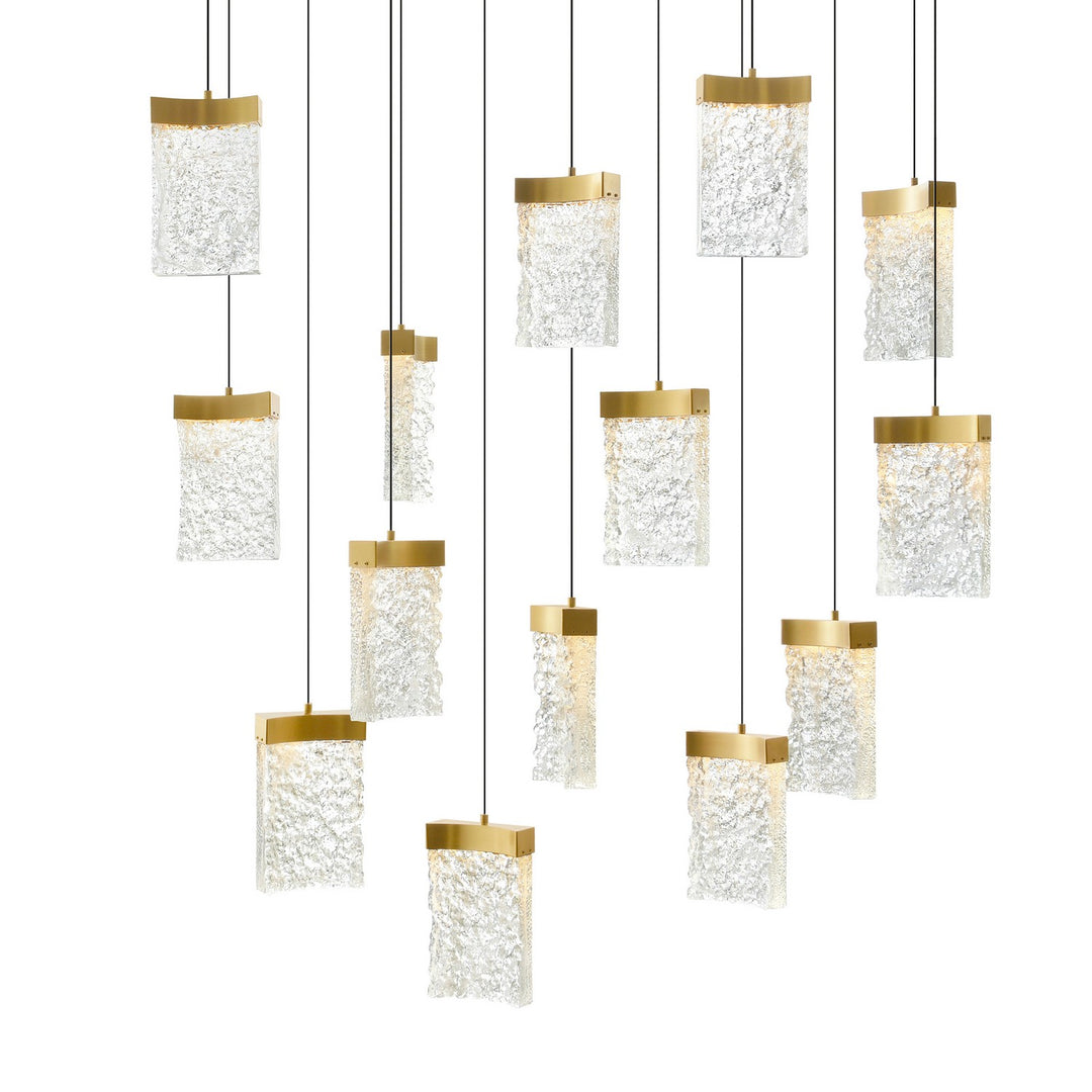CWI Lighting Canada - 1587P48-14-624-RC - LED Chandelier - Lava - Brass