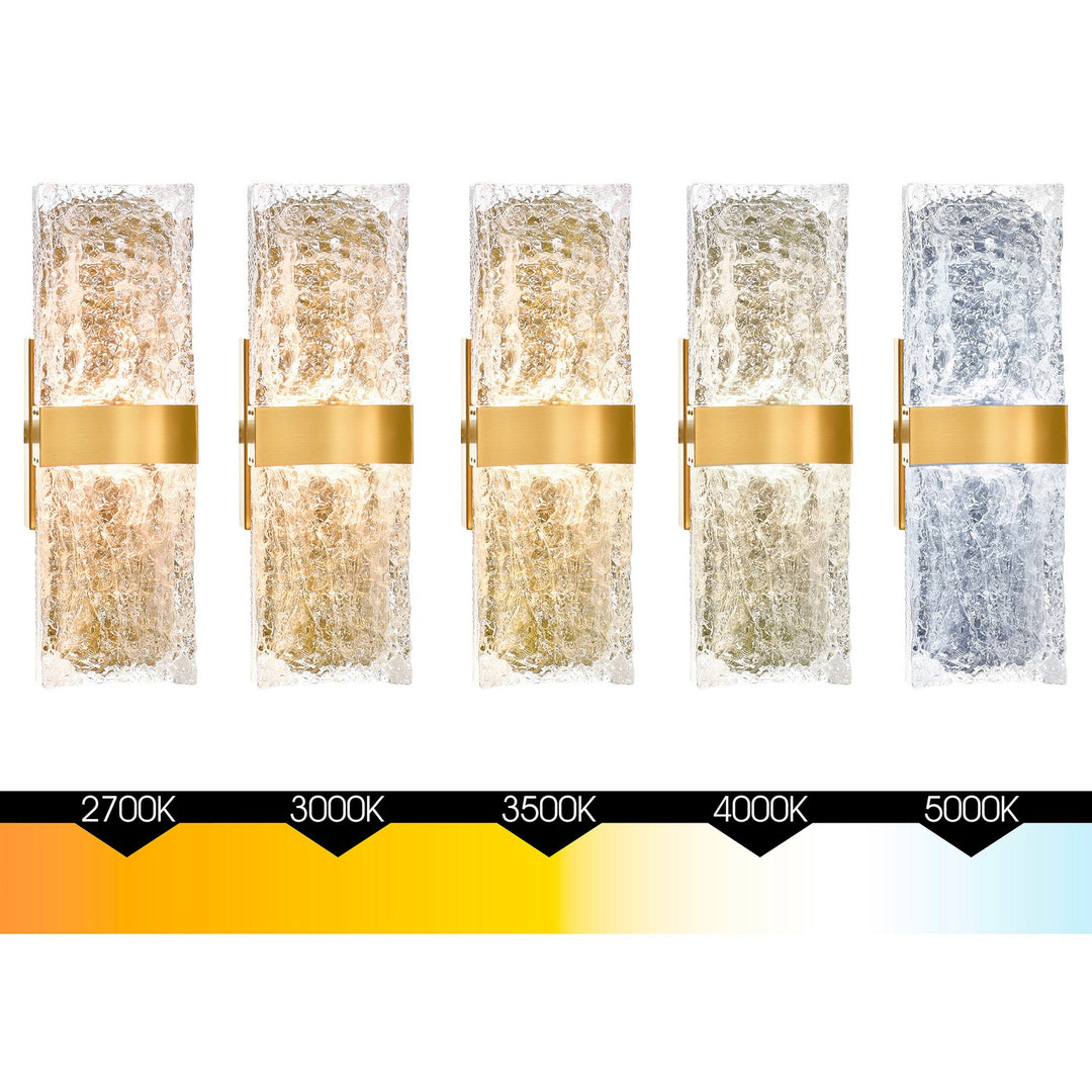 CWI Lighting Canada - 1587W20-2-624 - LED Wall Sconce - Lava - Brass