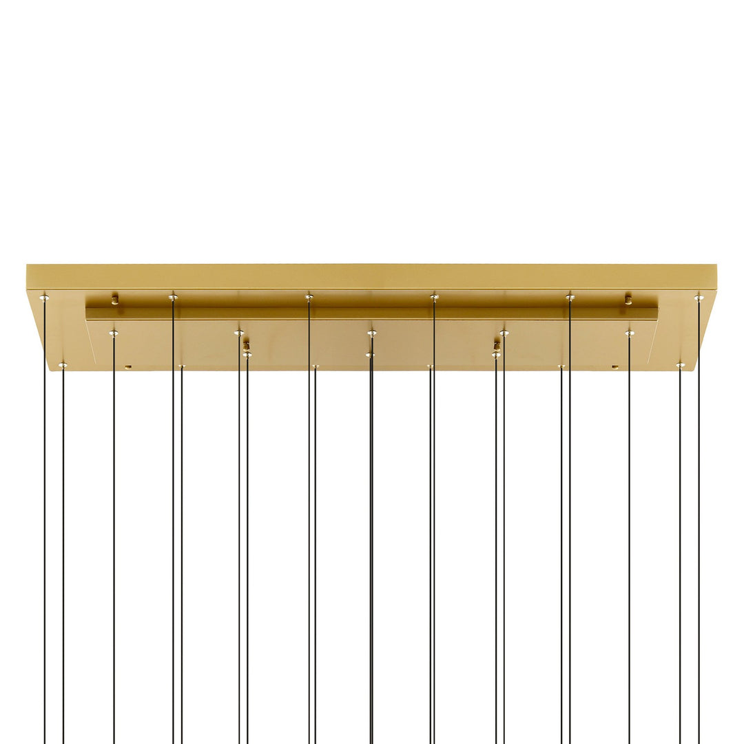 CWI Lighting Canada - 1588P48-10-624 - LED Chandelier - Stagger - Brass