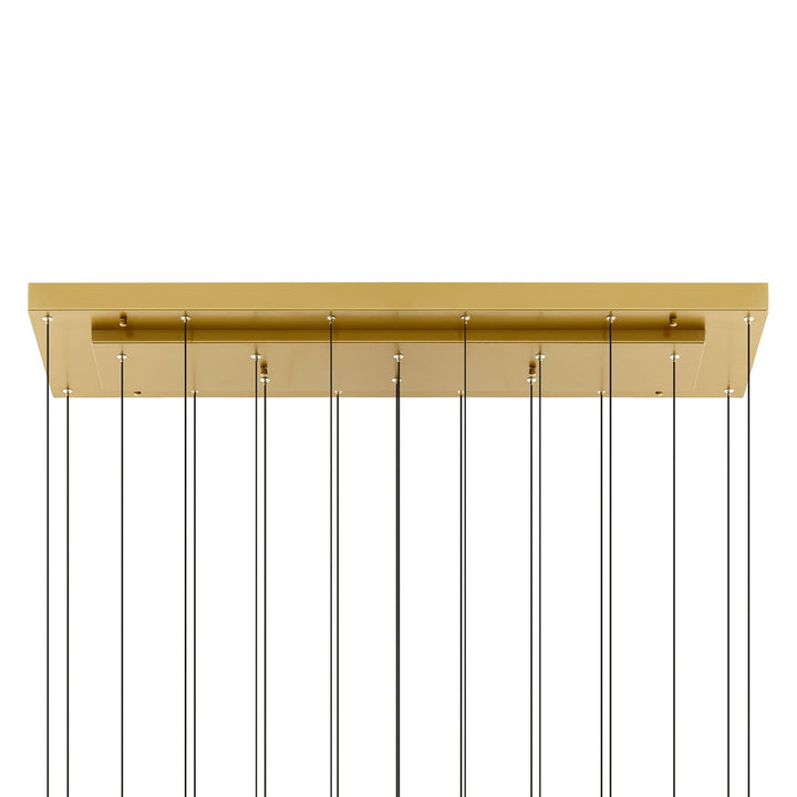 CWI Lighting Canada - 1588P48-10-624 - LED Chandelier - Stagger - Brass
