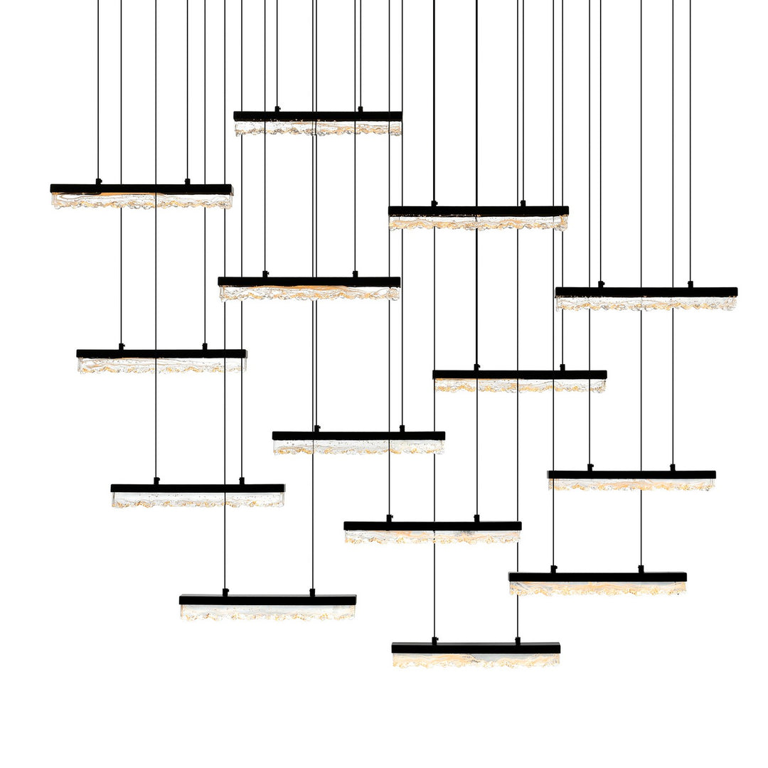 CWI Lighting Canada - 1588P60-14-101 - LED Chandelier - Stagger - Black