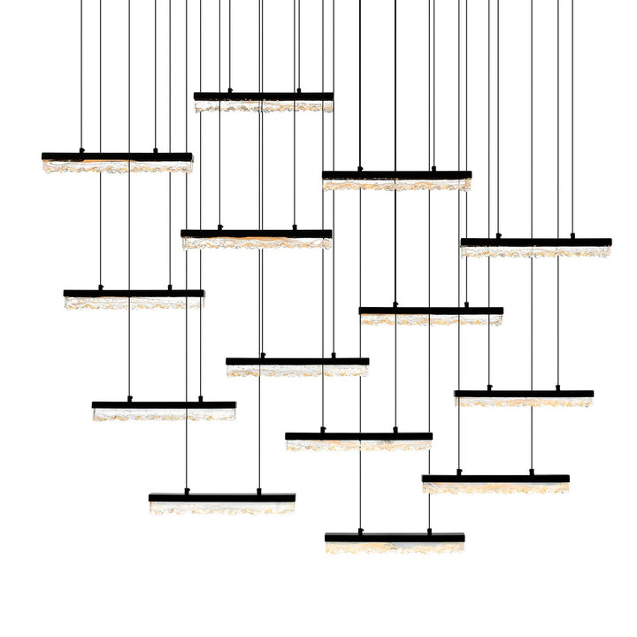 CWI Lighting Canada - 1588P60-14-101 - LED Chandelier - Stagger - Black