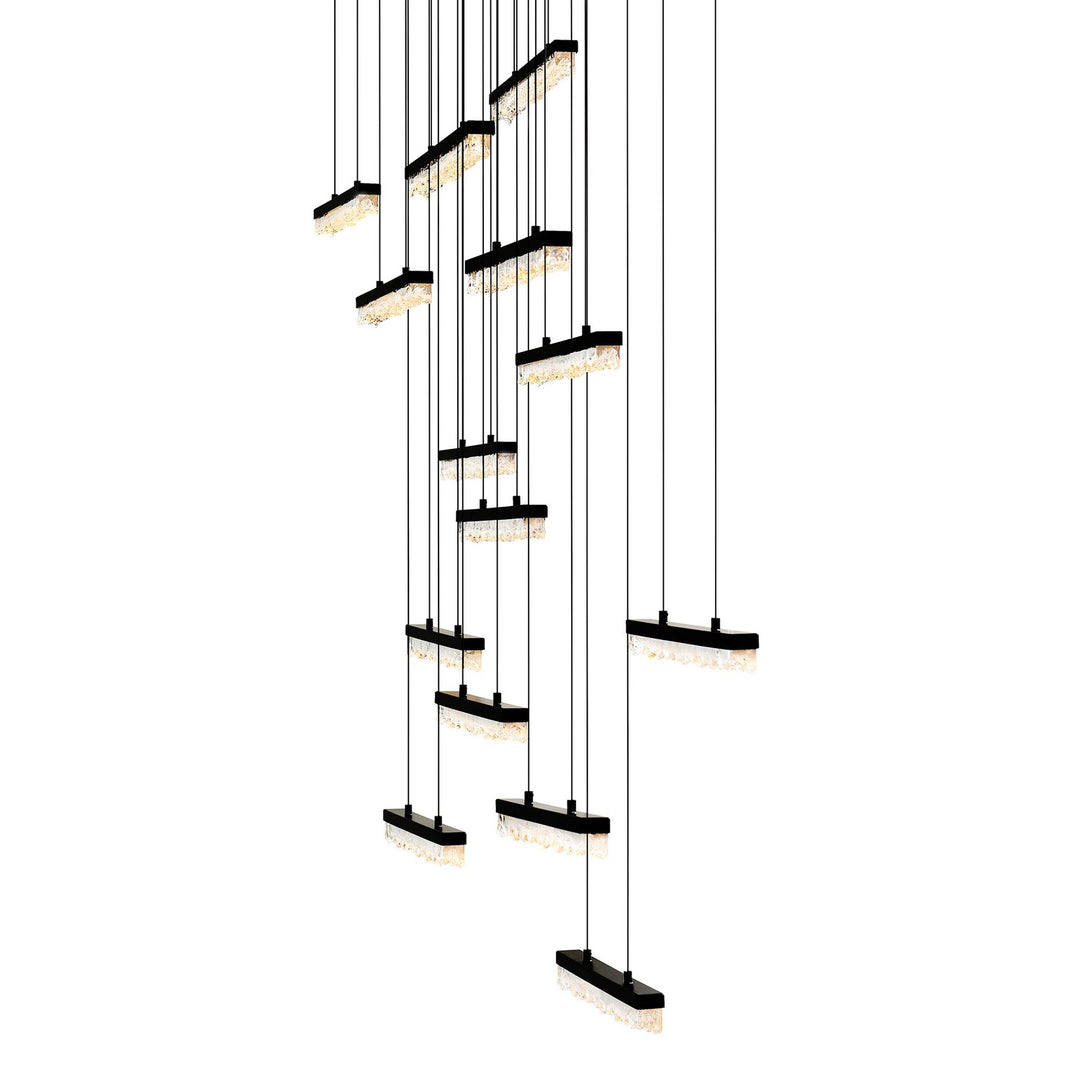 CWI Lighting Canada - 1588P60-14-101 - LED Chandelier - Stagger - Black