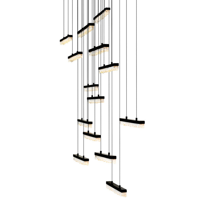 CWI Lighting Canada - 1588P60-14-101 - LED Chandelier - Stagger - Black