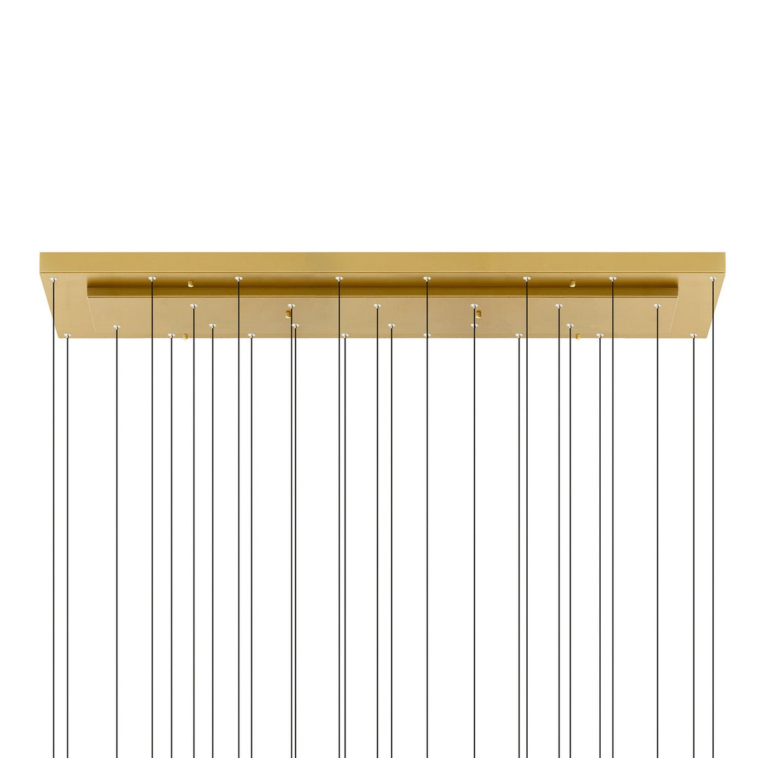 CWI Lighting Canada - 1588P60-14-624 - LED Chandelier - Stagger - Brass