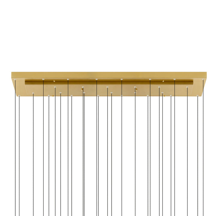 CWI Lighting Canada - 1588P60-14-624 - LED Chandelier - Stagger - Brass