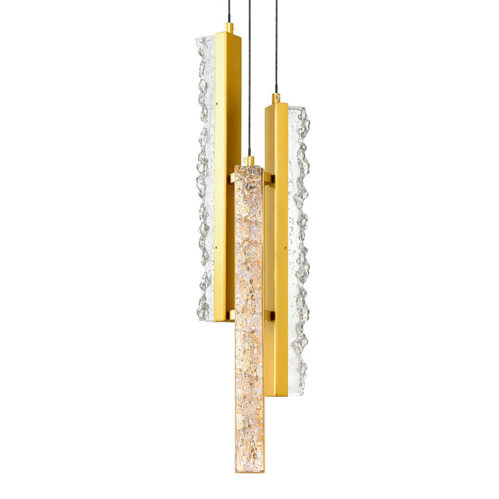 CWI Lighting Canada - 1588P6-3-624 - LED Mini Pendant - Stagger - Brass