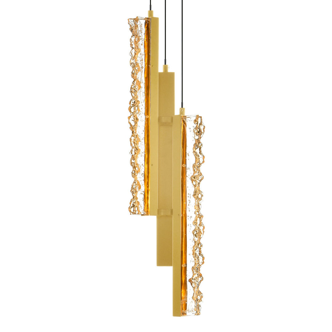 CWI Lighting Canada - 1588P6-3-624 - LED Mini Pendant - Stagger - Brass