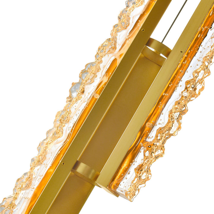 CWI Lighting Canada - 1588P6-3-624 - LED Mini Pendant - Stagger - Brass