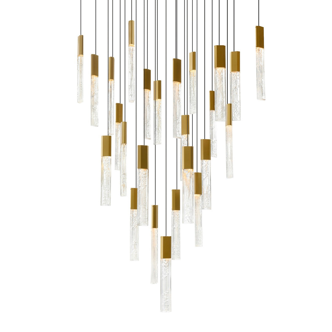 CWI Lighting Canada - 1589P28-25-624 - LED Chandelier - Greta - Brass