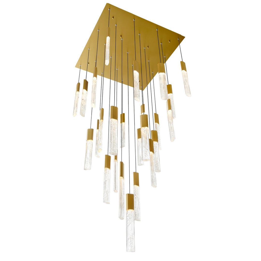 CWI Lighting Canada - 1589P28-25-624 - LED Chandelier - Greta - Brass