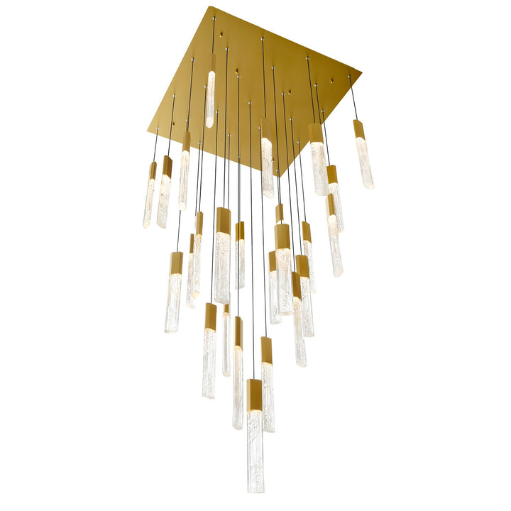 CWI Lighting Canada - 1589P28-25-624 - LED Chandelier - Greta - Brass