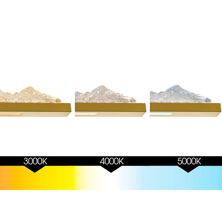 CWI Lighting Canada - 1601W26-624 - LED Vanity - Himalayas - Brass