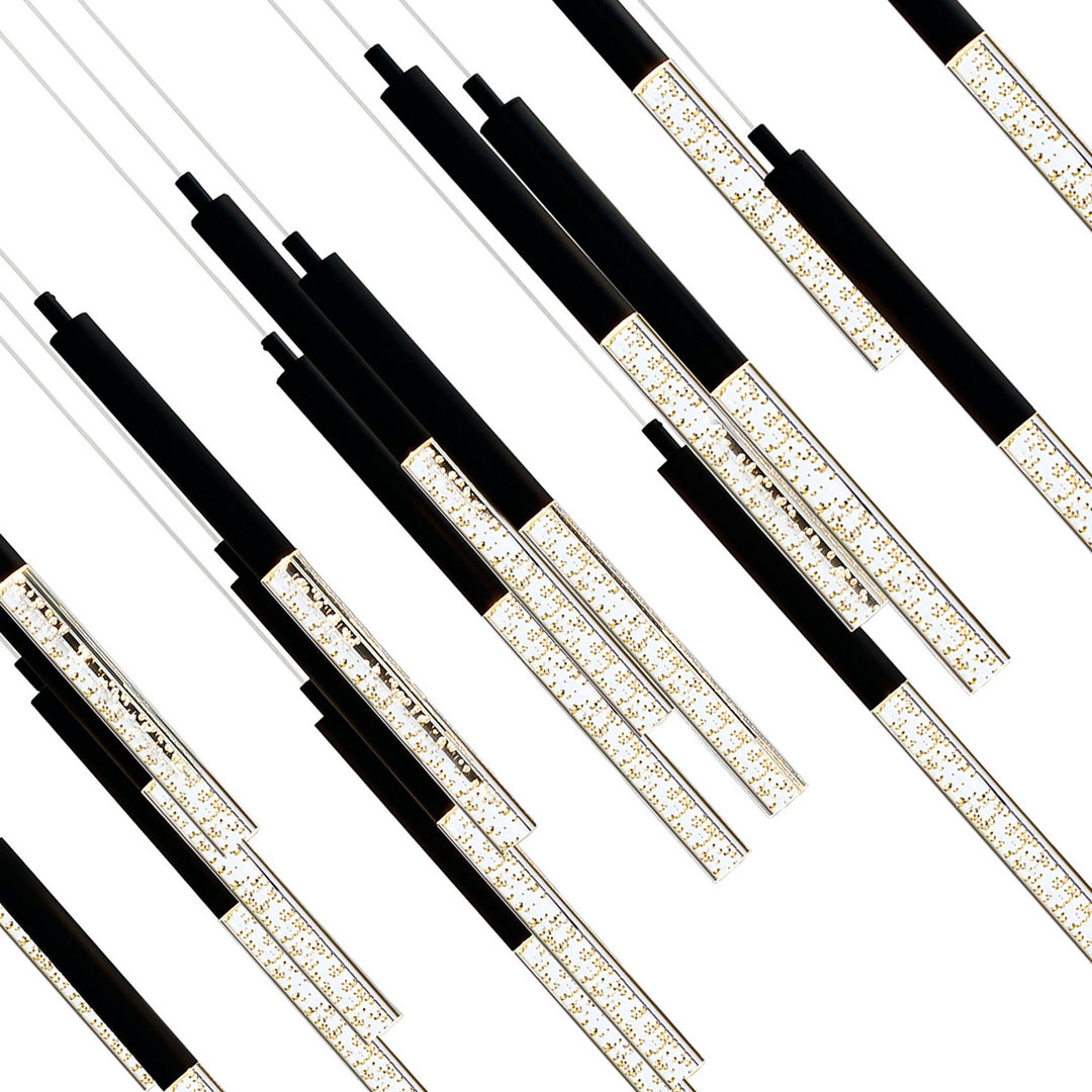 CWI Lighting Canada - 1703P48-18-101-RC - LED Chandelier - Dragonswatch - Black