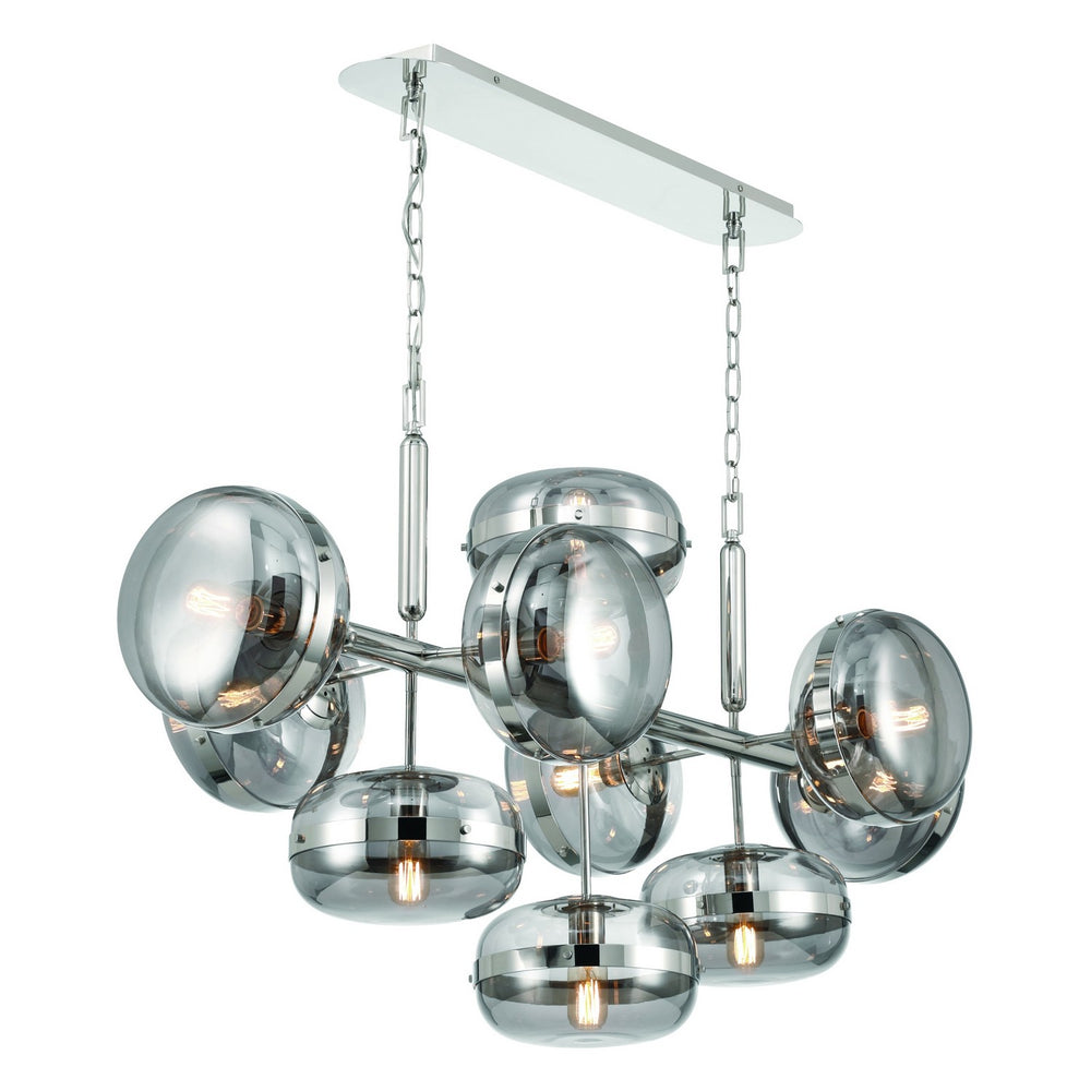 Eurofase Canada - 37089-029 - NOTTINGHAM-CHD-10LT-54IN-PN-SK - NOTTINGHAM - Polished Nickel