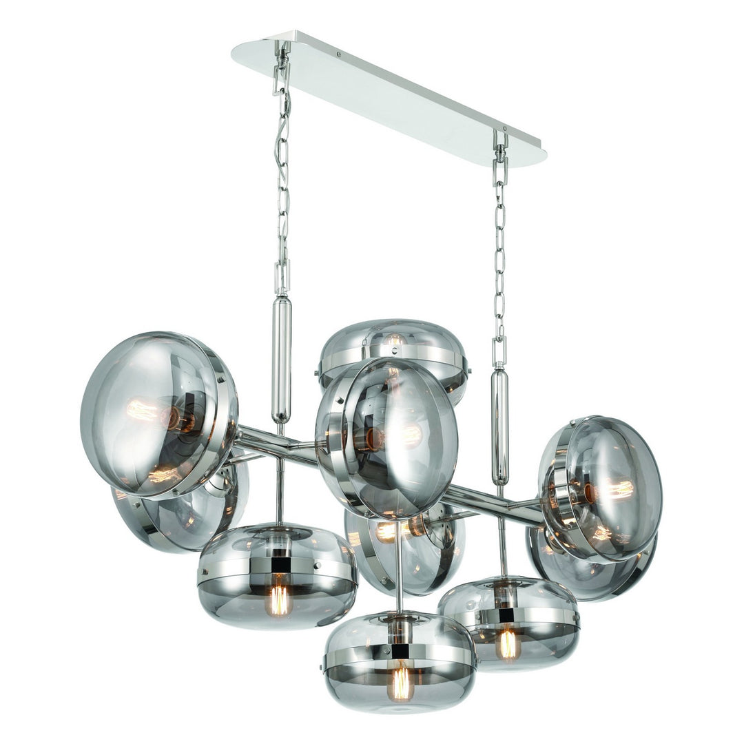 Eurofase Canada - 37089-029 - NOTTINGHAM-CHD-10LT-54IN-PN-SK - NOTTINGHAM - Polished Nickel