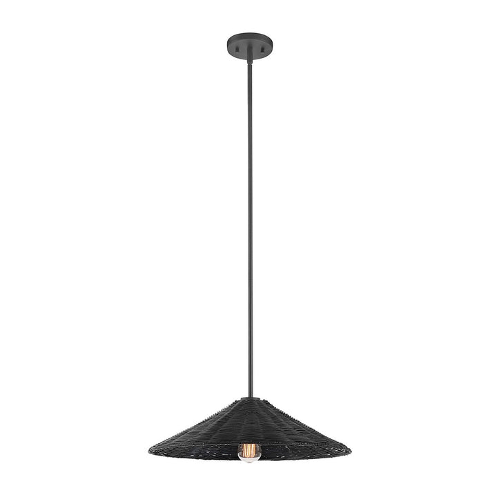 Meridian - M7041MBK - One Light Pendant - Matte Black