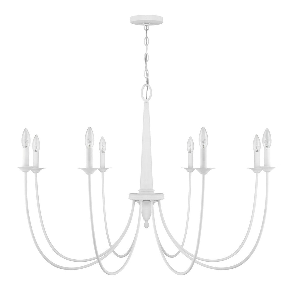 Stonecrest Eight Light Chandelier in Bisque White Savoy House