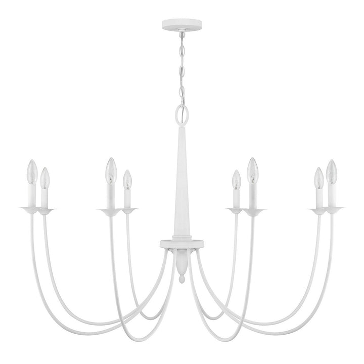 Stonecrest Eight Light Chandelier in Bisque White Savoy House