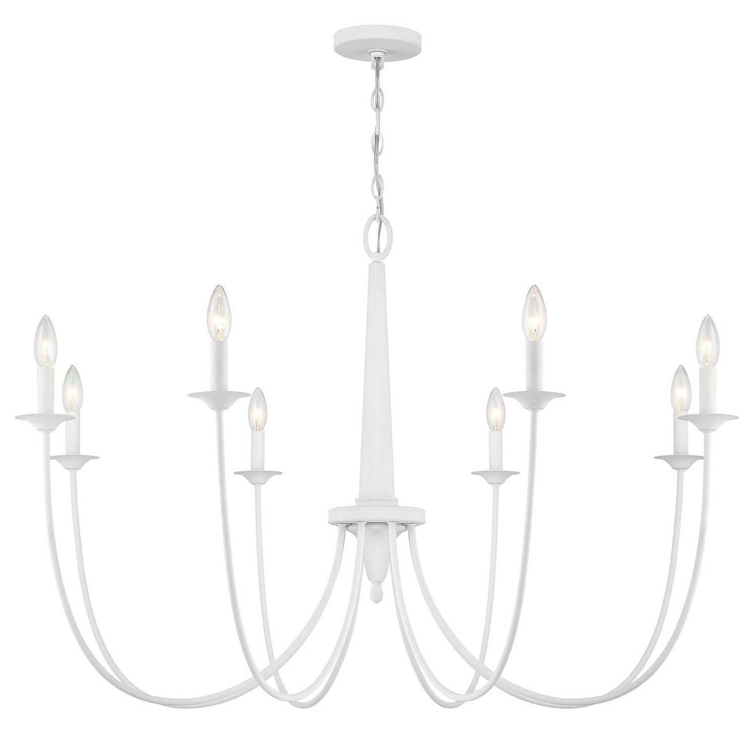 Stonecrest Eight Light Chandelier in Bisque White Savoy House