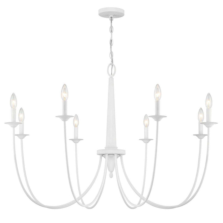 Stonecrest Eight Light Chandelier in Bisque White Savoy House