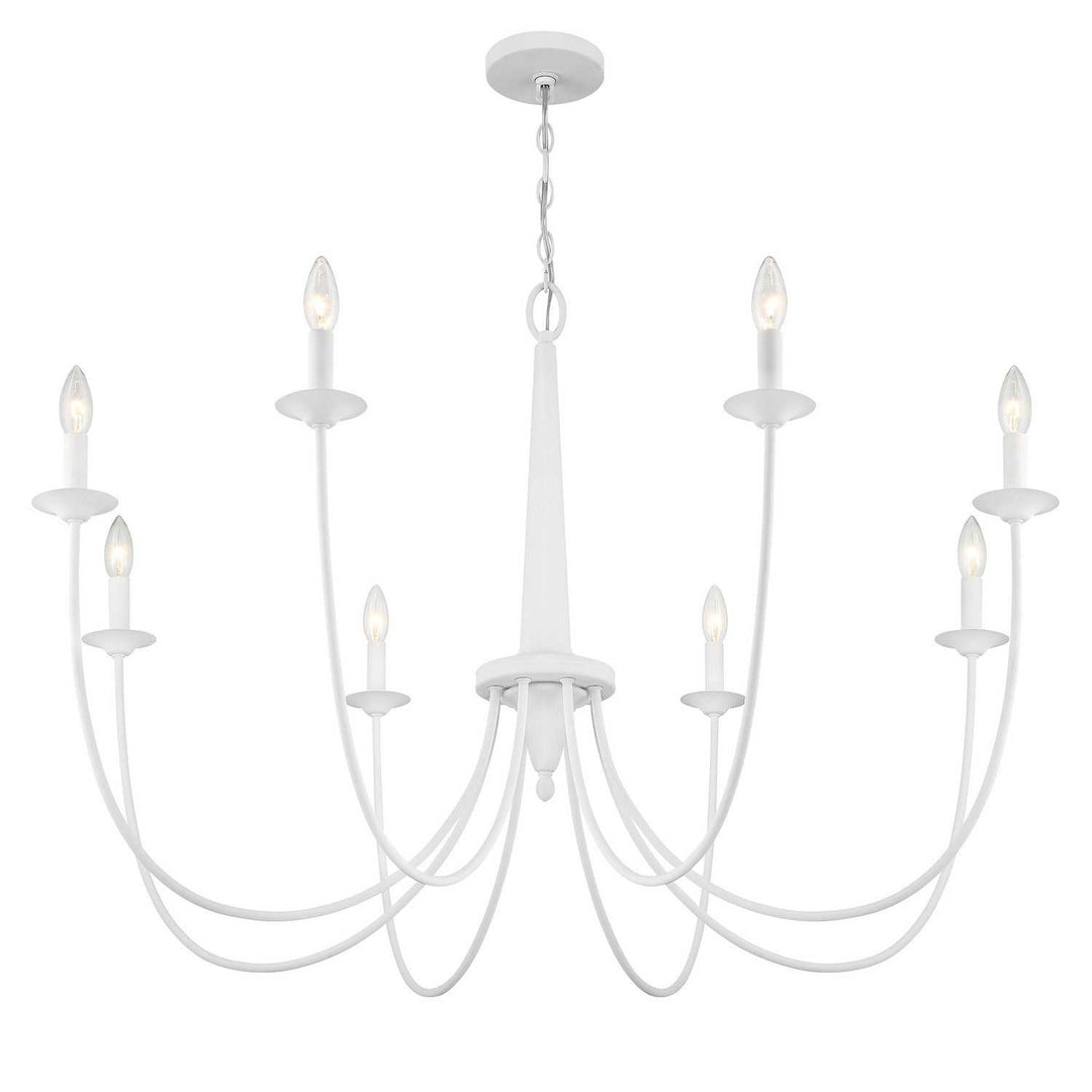 Stonecrest Eight Light Chandelier in Bisque White Savoy House