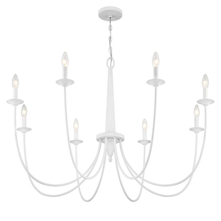 Stonecrest Eight Light Chandelier in Bisque White Savoy House