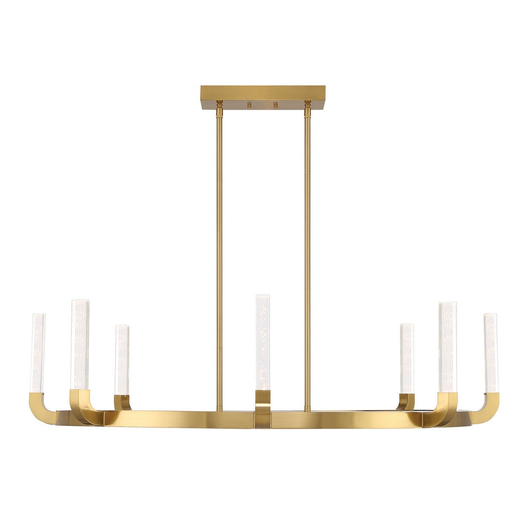 Del Mar LED Chandelier in Warm Brass Savoy House