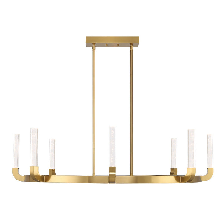 Del Mar LED Chandelier in Warm Brass Savoy House