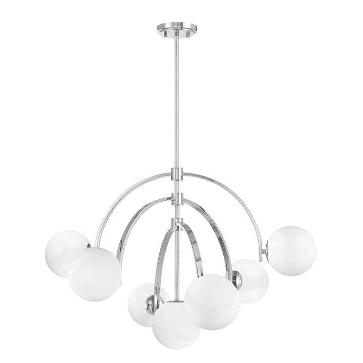 Marias Seven Light Chandelier in Polished Chrome Savoy House