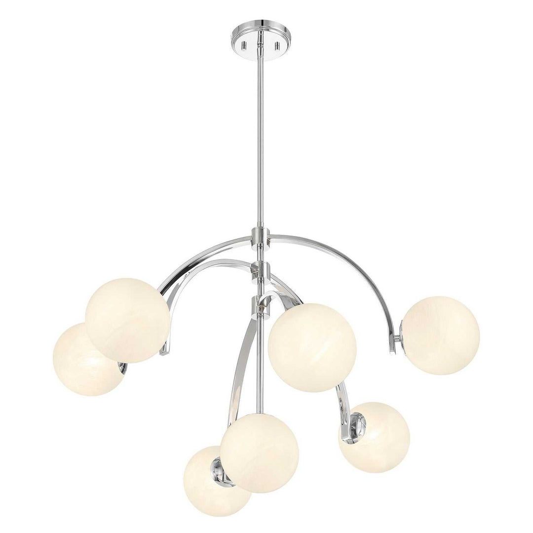 Marias Seven Light Chandelier in Polished Chrome Savoy House