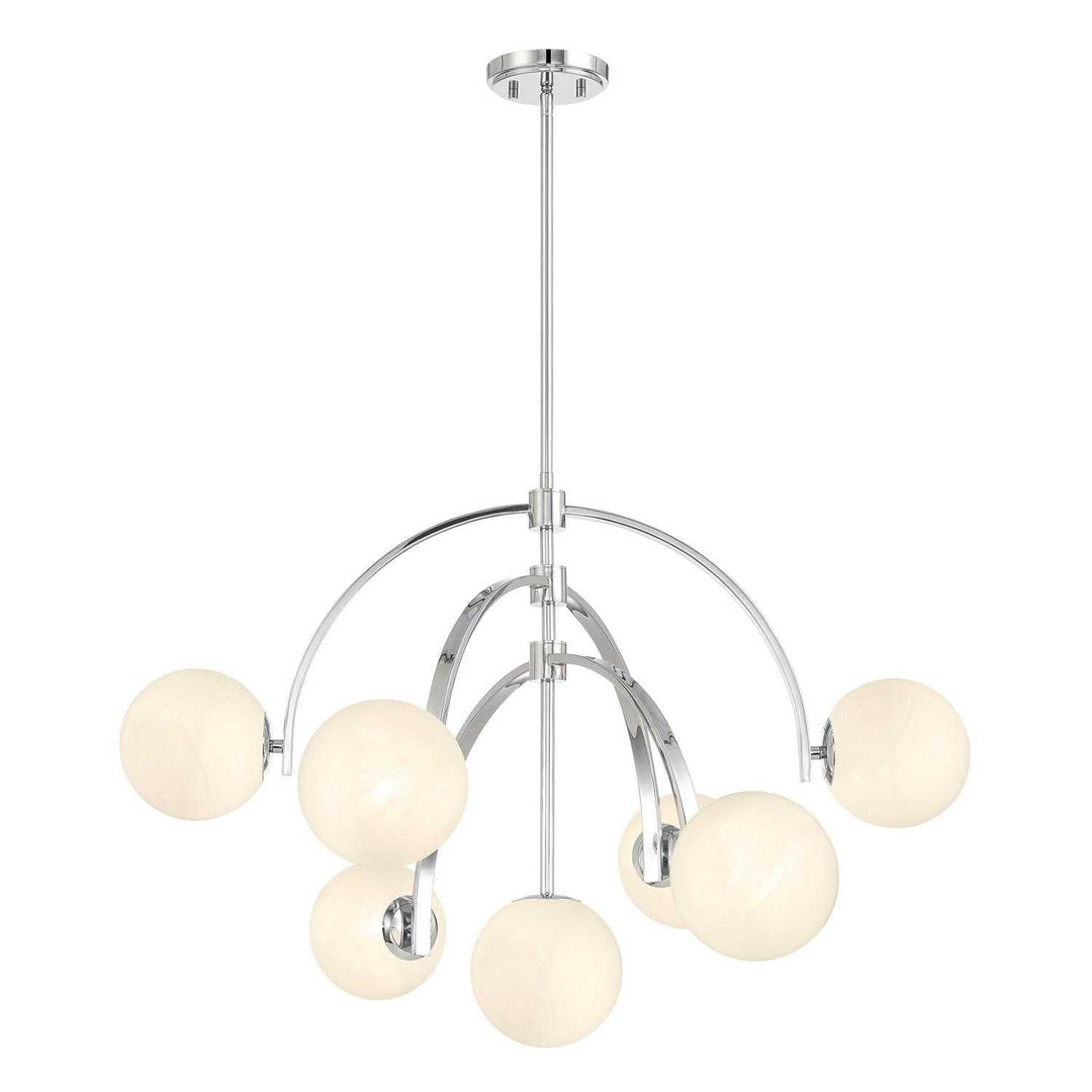 Marias Seven Light Chandelier in Polished Chrome Savoy House